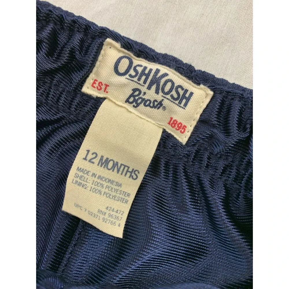 OSH KOSH BGOSH BOYS ATHLETIC SHORTS SIZE 12 MONTHS
